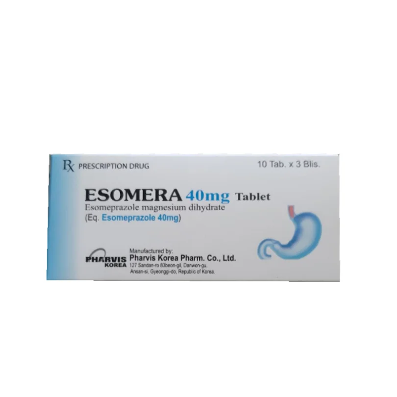 Esomera 40mg Tablet - Hộp 30 Viên - Điều Trị Loét Dạ Dày Tá Tràng Esomera 40mg Tablet - Hộp 30 Viên - Điều Trị Loét Dạ Dày Tá Tràng