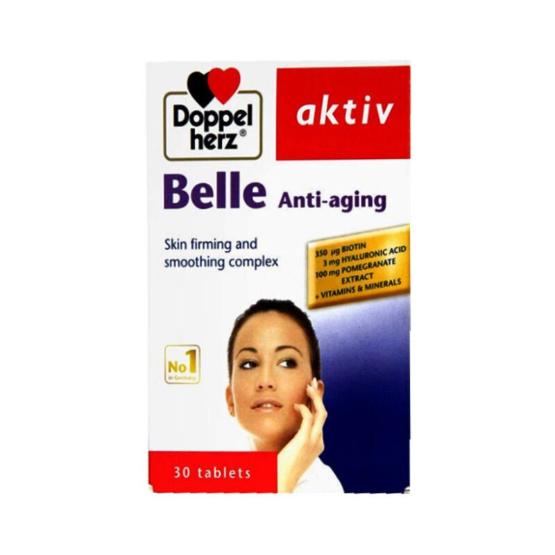 Doppelherz Belle Anti Aging Hộp 30 Viên - Giúp Da Khỏe Mạnh