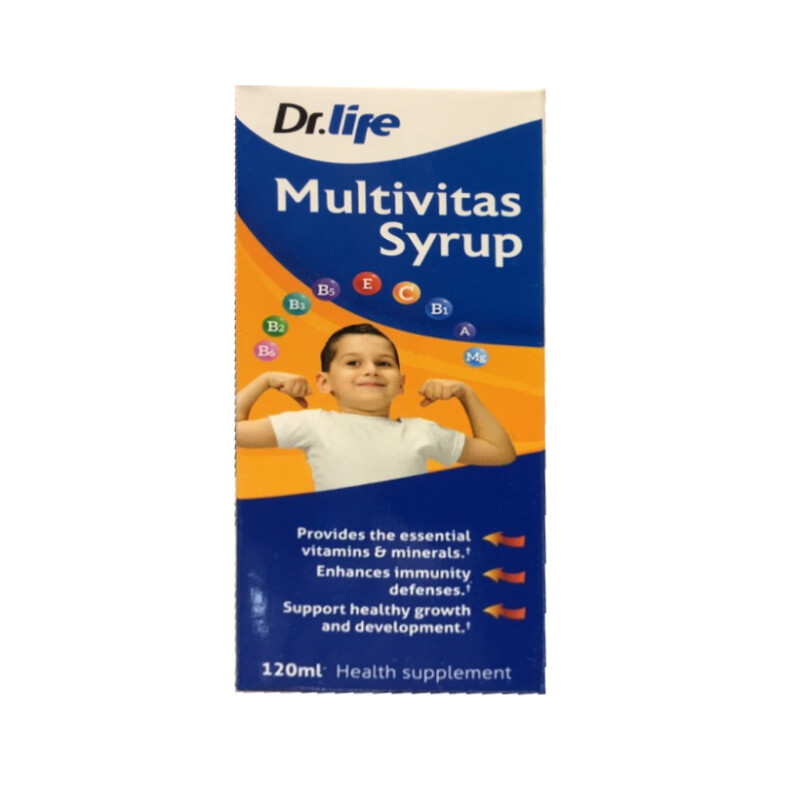 Dr Life Multivitas Syrup Lọ 120ml - Tăng Đề Kháng Trẻ Nhỏ