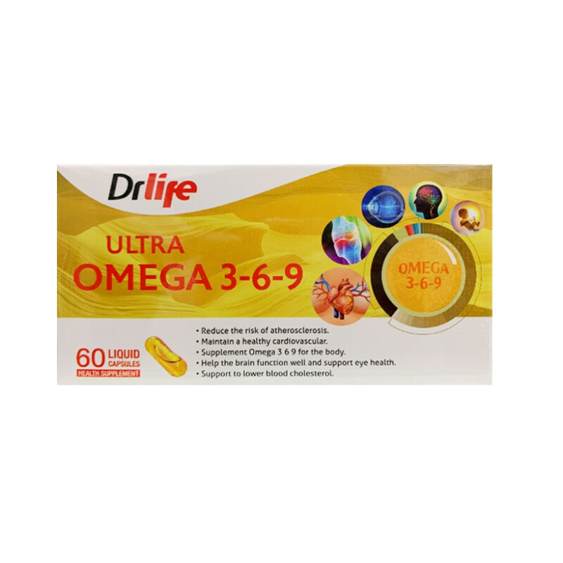 Dr Life Ultra Omega 3 6 9 Hộp 60 Viên - Sức Khoẻ Tim Mạch