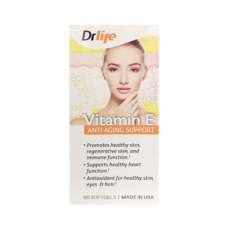 Dr Life Vitamin E Hộp 60 Viên - Bổ Sung Vitamin E Cho Cơ Thể