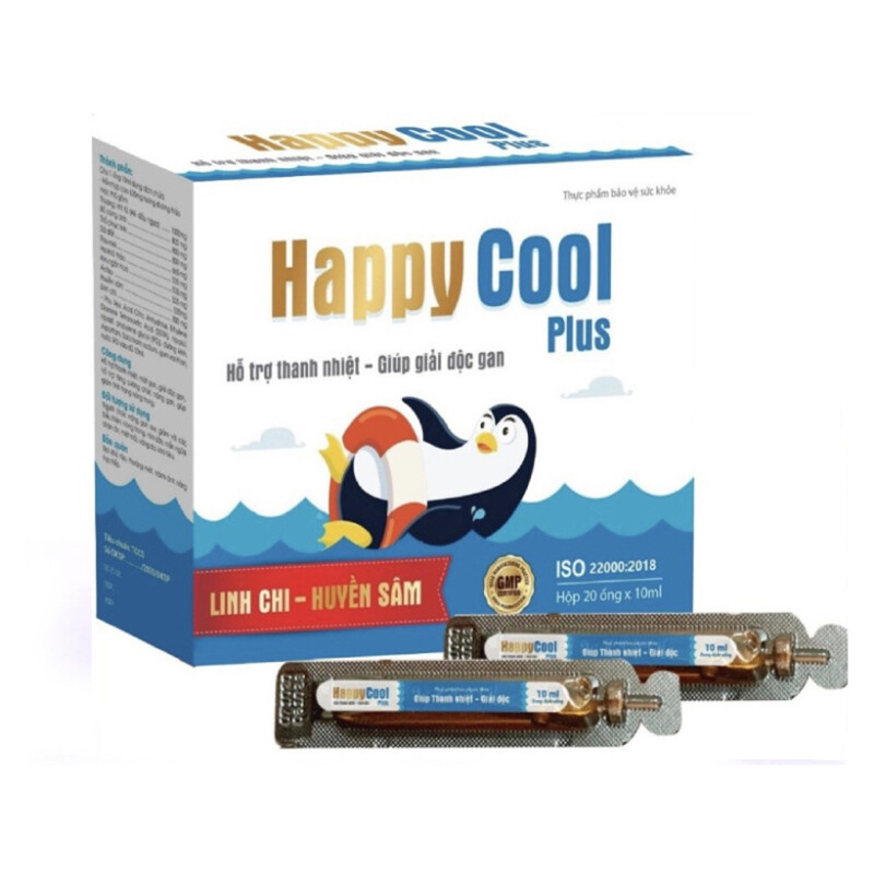 Happy Cool Plus Hộp 20 Ống - Tăng Cường Chức Năng Gan