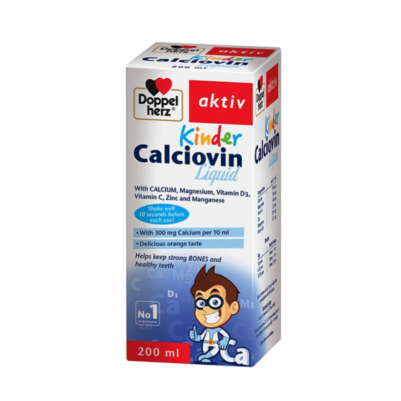 Kinder Calciovin Liquid  Chai 200ml - Tăng Trưởng Chiều Cao