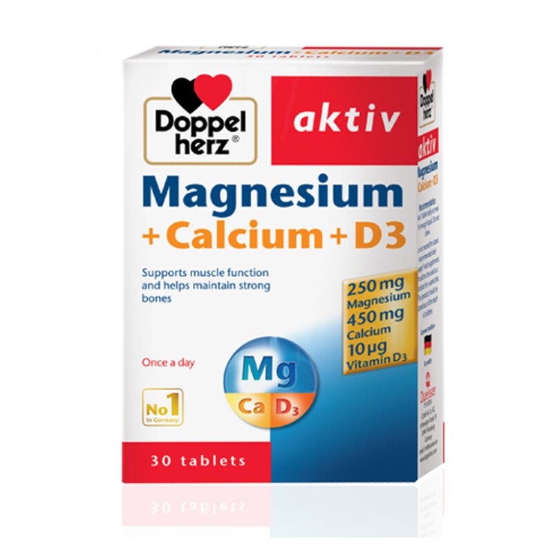 Magnesium Calcium D3 Hộp 30 Viên - Phòng Ngừa Loãng Xương