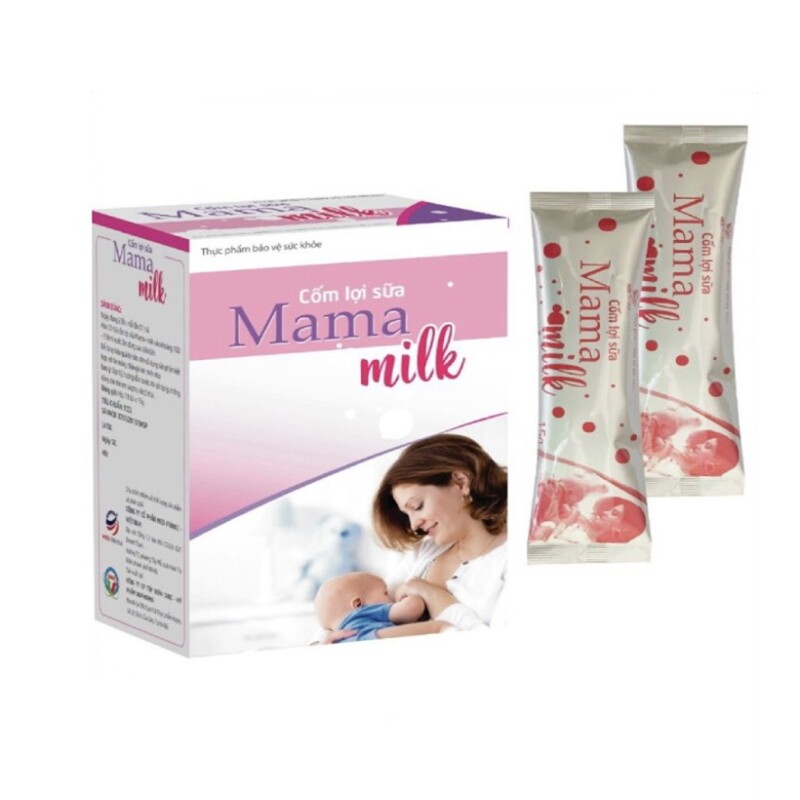 Mama Milk Hộp 10 Túi - Hỗ Trợ Lợi Sữa Cho Bà Bầu
