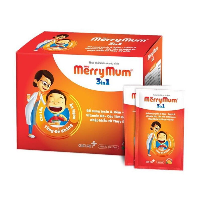 Merry Mum Plus Hộp 20 Ống - Giải Pháp Cho Trẻ Biếng Ăn