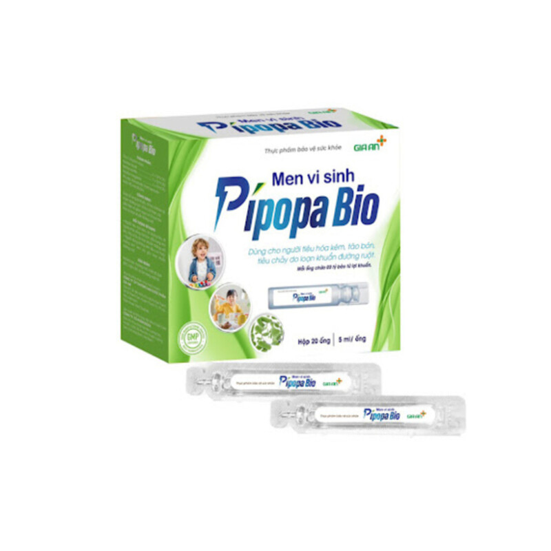 Pipopa Bio Hộp 20 Ống - Bổ Sung Vi Khuẩn Có Lợi