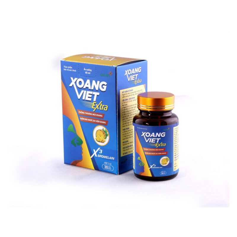 Xoang Viet Extra Lọ 30 Viên -  Hỗ Trợ Trị Viêm Xoang