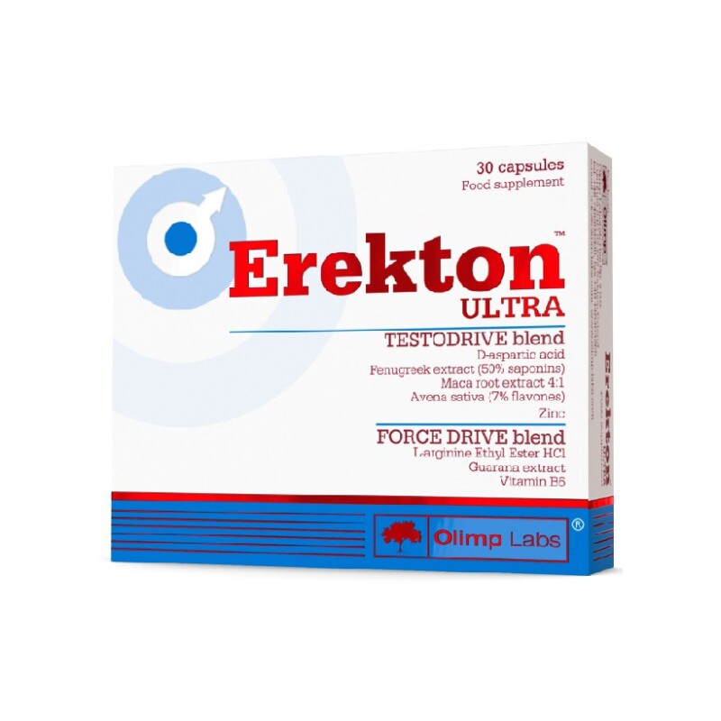 Erekton Ultra Hộp 30 Viên - Sản Sinh Hormone Sinh Dục Nam