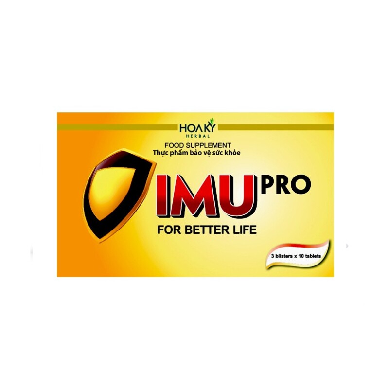 Imupro Hộp 30 Viên - Tăng Cường Hệ Miễn Dịch