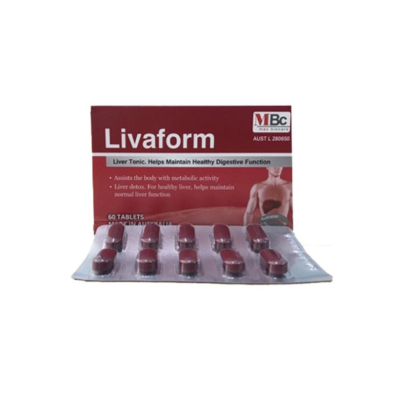Livaform Hộp 60 Viên - Duy Trì Chức Năng Gan