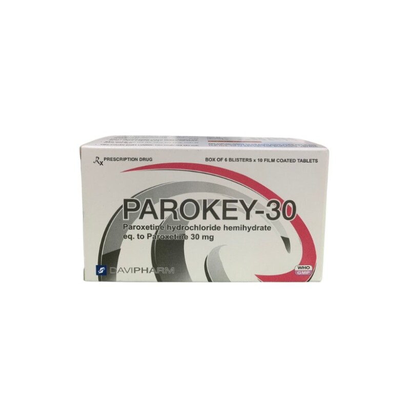 Parokey 30 Hộp 60 Viên - Điều Trị Triệu Chứng Trầm Cảm
