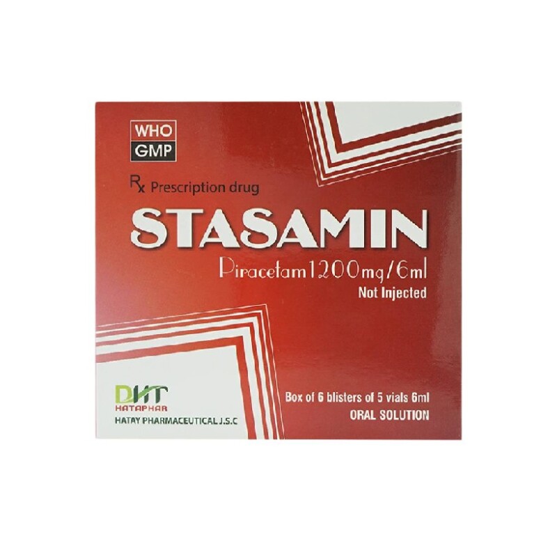 Stasamin Hộp 30 Ống - Trị Bệnh Thiếu Máu, Chóng Mặt